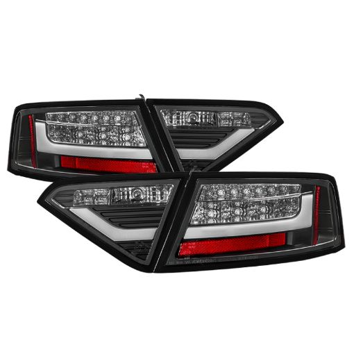 Picture of Spyder Audi A5 08 - 12 LED Tail Lights Black ALT - YD - AA508 - LED - BK