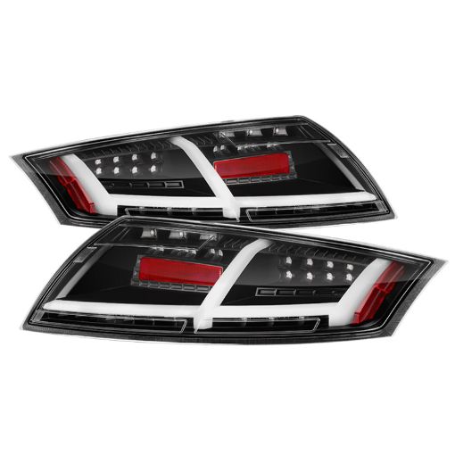 Picture of Spyder Audi TT 07 - 12 LED Tail Lights Black ALT - YD - ATT07 - LED - BK