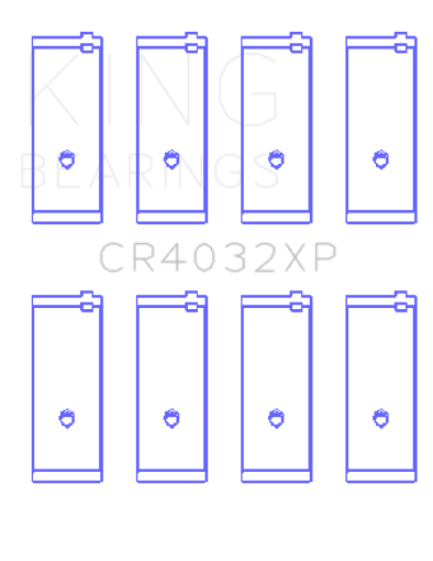 Picture of King Toyota 4AGE 4AGZE 16V 1.6L (Size STD) Performance Rod Bearing Set