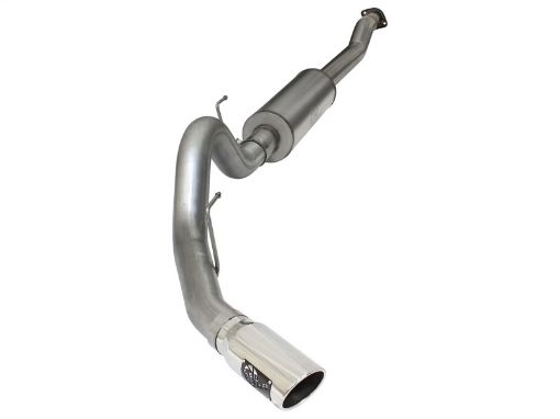 Picture of aFe MACHForce XP SS Exhaust 4in Cat - Back w Polish Tip 2015 Ford F - 150 EcoBoost V6 2.73.5Ltt