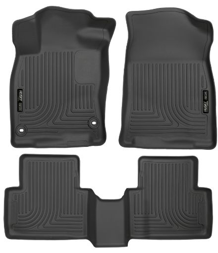 Picture of Husky Liners 2016 Honda Civic (4DR) WeatherBeater Combo Black Floor Liners