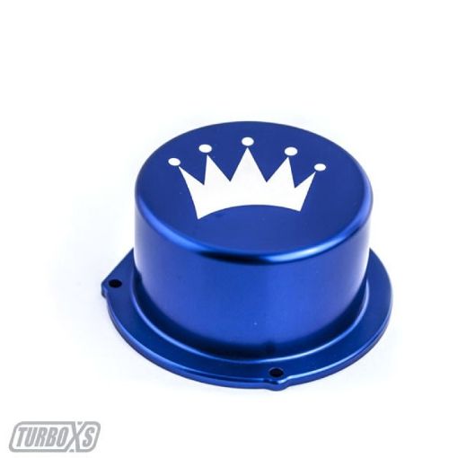 Picture of Turbo XS 15 - 16 Subaru WRX Billet Aluminum Vacuum Pump Cover - Blue