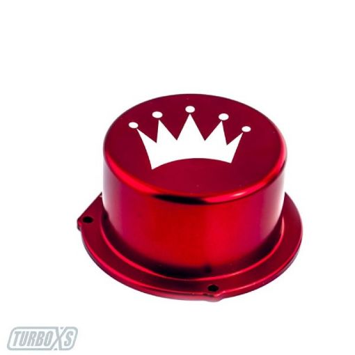 Picture of Turbo XS 15 - 16 Subaru WRX Billet Aluminum Vacuum Pump Cover - Red