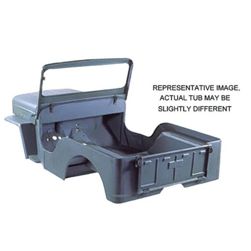 Picture of Omix Reproduction Steel Body Tub - 53 - 68 Willys CJ3B