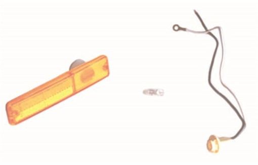 Picture of Omix Side Marker Light Assembly Amber 72 - 86 Jeep CJ