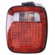 Picture of Omix Left Black Tail Lamp 91 - 97 Jeep YJ TJ Wrangler
