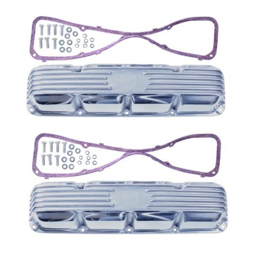 Picture of Omix Valve Cover Polished Aluminum V8 72 - 91 CJ SJ