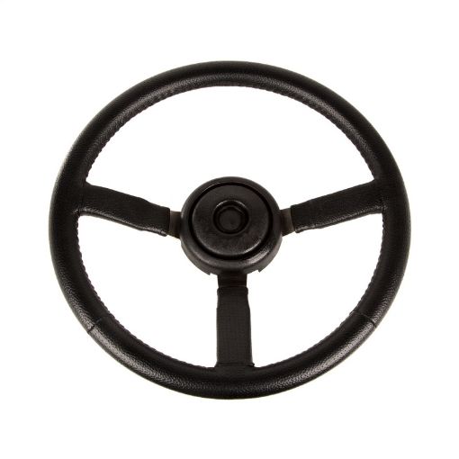 Picture of Omix Steering Wheel Sport Leather Black - Jeep XJYJ