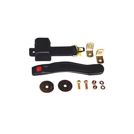 Picture of Omix Lap Seat Belt Black 76 - 95 Jeep CJWrangler YJ