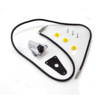 Picture of Omix Chrome Antenna Base 76 - 95 Jeep CJ Wrangler