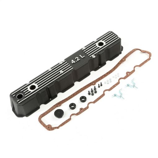Picture of Omix Black Aluminum Valve Cover Kit 4.2L 81 - 86 CJ