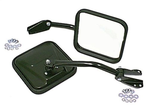 Picture of Omix Side Mirror Kit Black - 55 - 86 Jeep CJ Models