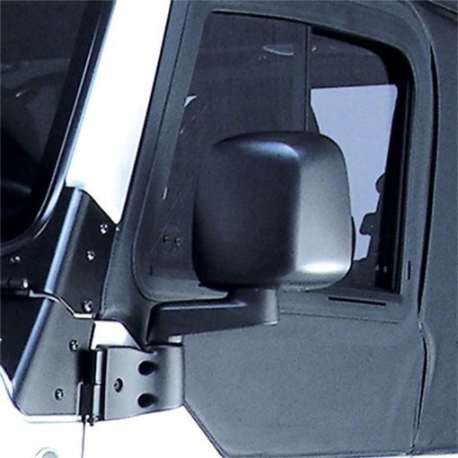 Picture of Omix Door Mirror Black Left - 87 - 06 Jeep Wrangler