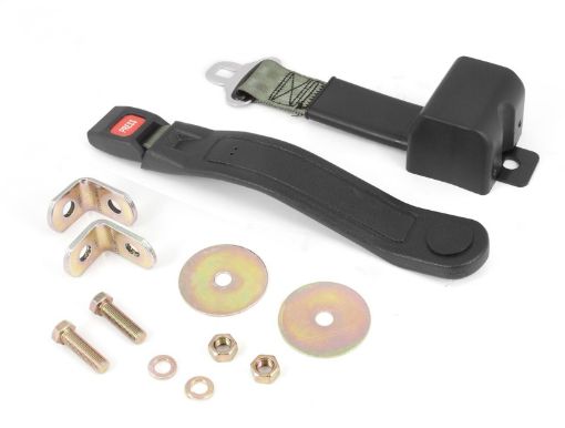 Picture of Omix Lap Seat Belt Olive 87 - 95 Jeep Wrangler YJ