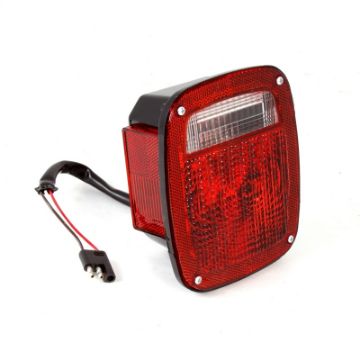 Picture of Omix Left Black Tail Lamp 81 - 86 Jeep CJ Models