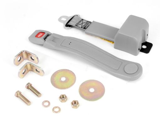 Picture of Omix Lap Seat Belt Gray 87 - 95 Jeep Wrangler YJ