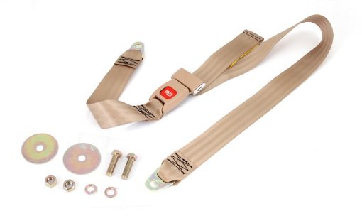 Picture of Omix Lap Seat Belt Tan 87 - 95 Jeep Wrangler YJ