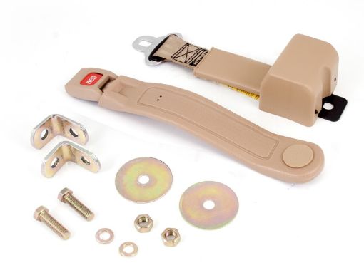 Picture of Omix Lap Seat Belt Tan 87 - 95 Jeep Wrangler YJ