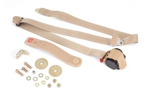 Picture of Omix 3 - Point Seatbelt Tan 76 - 83 CJ5 87 - 95(YJ)