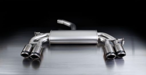 Picture of Remus 2011 Volkswagen Golf VI 1.2L Cat Back Exhaust w84mm Angled wCarbon Ring Tail Pipe Set
