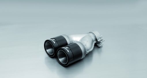 Picture of Remus 2005 Seat Toledo 1.6L 84mm Black Chrome Straight wCarbon Insert Tail Pipe Set (Pair)