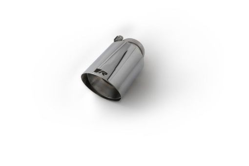 Picture of Remus Stainless Steel 102mm Angled Straight Cut Chrome wAdjustable Clamp Tail Pipe (Single)