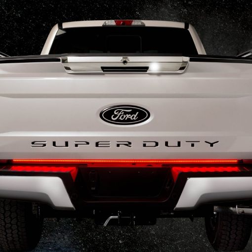 Picture of Putco 17 - 19 Ford Super Duty 60in Red Blade LED Light Bar w Direct fit Quick - Connect Harness