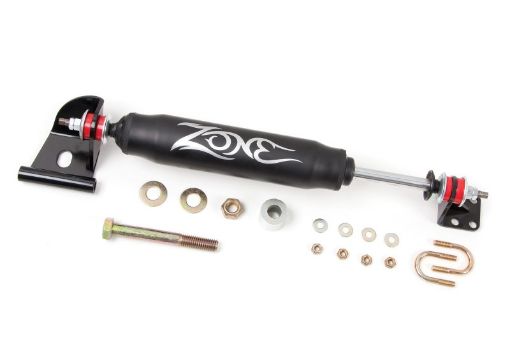 Picture of Zone Offroad 04 - 08 Ford F - 150 Single Steering Stabilizer - Black