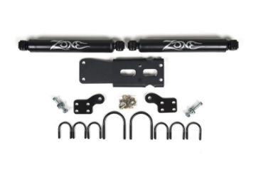 Picture of Zone Offroad 07 - 18 Jeep Wrangler JK Dual Steering Stabilizer Kit