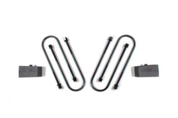 Picture of Zone Offroad Ram 3500 Rear 2in Block Kit - 4in U - bolts