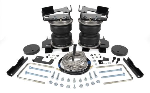 Picture of Air Lift Loadlifter 5000 Ultimate Plus 2021 Ford F - 150 w Stainless Steel Air Lines