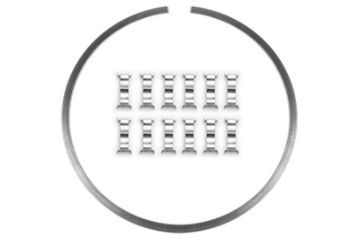 Picture of Wilwood 8.80in Diameter Dynapro Lug Rotor and Snap Ring Dynamic Kit - Stainless Steel