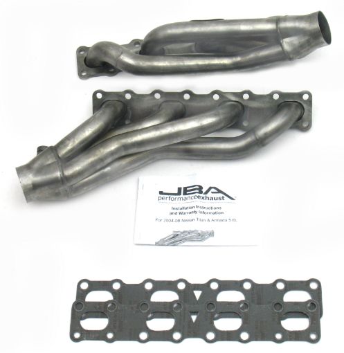 Picture of JBA 04 - 15 Nissan 5.6L VK56DE Oval Port 1 - 58in Primary Raw 409SS Cat4Ward Header