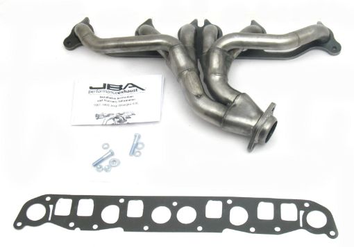 Picture of JBA 91 - 99 Jeep 4.0L 1 - 12in Primary Raw 409SS Cat4Ward Header
