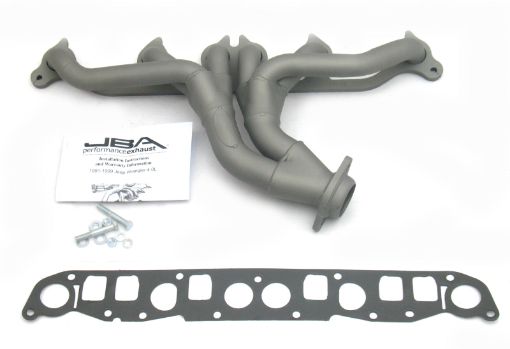 Picture of JBA 91 - 99 Jeep 4.0L 1 - 12in Primary Ti Ctd Cat4Ward Header