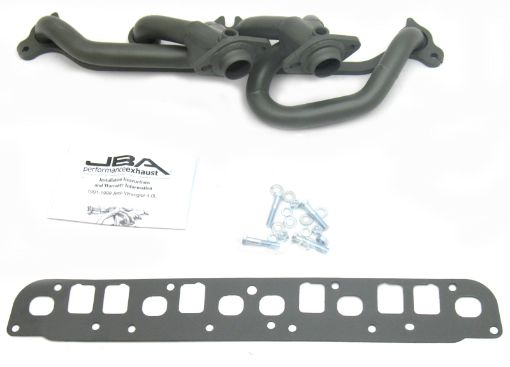 Picture of JBA 00 - 06 Jeep Wrangler 4.0L 1 - 12in Primary Ti Ctd Cat4Ward Header