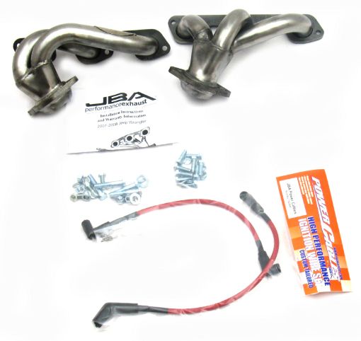 Picture of JBA 07 - 11 Jeep 3.8L V6 1 - 12in Primary Raw 409SS Cat4Ward Header