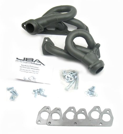 Picture of JBA 98 - 01 Ford Ranger 3.0L V6 wEGR 1 - 12in Primary Ti Ctd Cat4Ward Header
