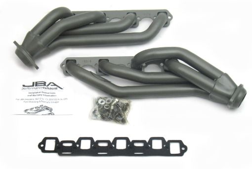 Picture of JBA 65 - 73 Ford Mustang 260 - 302 SBF 1 - 58in Primary Ti Ctd Mid Length Header