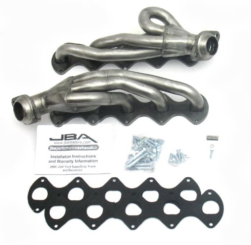 Picture of JBA 05 - 10 Ford F - Series 6.8L 3V V10 1 - 12in Primary Raw 409SS Cat4Ward Header