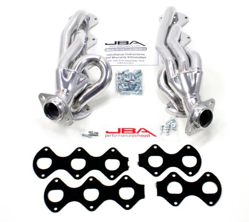 Picture of JBA 05 - 10 Ford F - Series 6.8L 3V V10 1 - 12in Primary Silver Ctd Cat4Ward Header