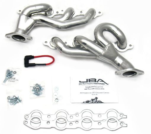 Picture of JBA 10 - 15 Camaro 6.2L LS 1 - 34in Primary Silver Ctd Cat4Ward Header