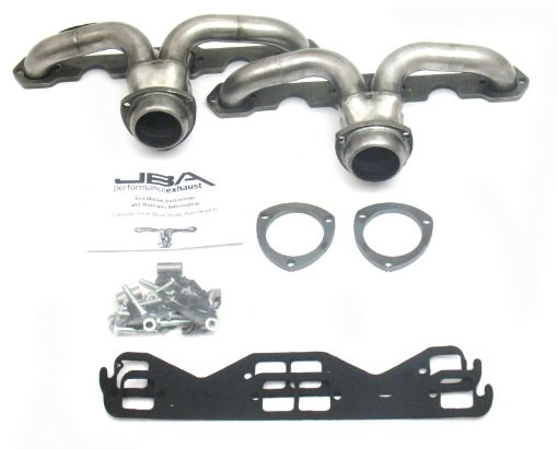 Picture of JBA 57 - 74 Chevrolet Corvette 265 - 400 SBC 1 - 58in Primary Raw 409 Tight Tuck Header