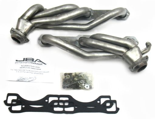 Picture of JBA 96 - 00 GM Truck 5.0L5.7L SBC wo A.I.R. 1 - 12in Primary Raw 409SS Cat4Ward Header