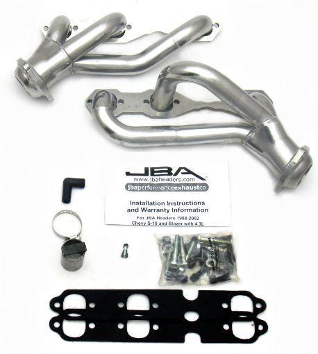 Picture of JBA GM S - Truck 4.3L V6 2WD 1 - 12in Primary Silver Ctd Cat4Ward Header