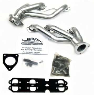 Picture of JBA 03 - 13 GM Truck 4.3L V6 1 - 12in Primary Silver Ctd Cat4Ward Header