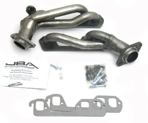 Picture of JBA 92 - 95 Dodge Truck 3.9L V6 1 - 12in Primary Raw 409SS Cat4Ward Header