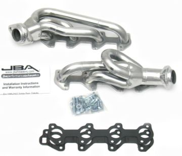 Picture of JBA 00 - 03 Dodge 4.7L PowerTech 1 - 12in Primary Silver Ctd Cat4Ward Header