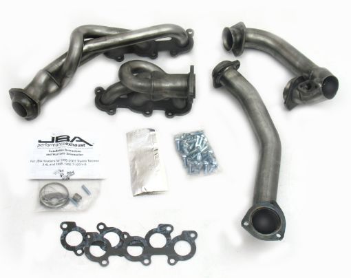 Picture of JBA 01 - 04 Toyota 3.4L V6 wo EGR 1 - 12in Primary Raw 409SS Cat4Ward Header