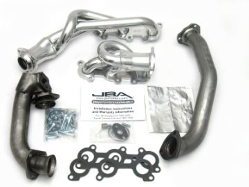 Picture of JBA 01 - 04 Toyota 3.4L V6 wo EGR 1 - 12in Primary Silver Ctd Cat4Ward Header